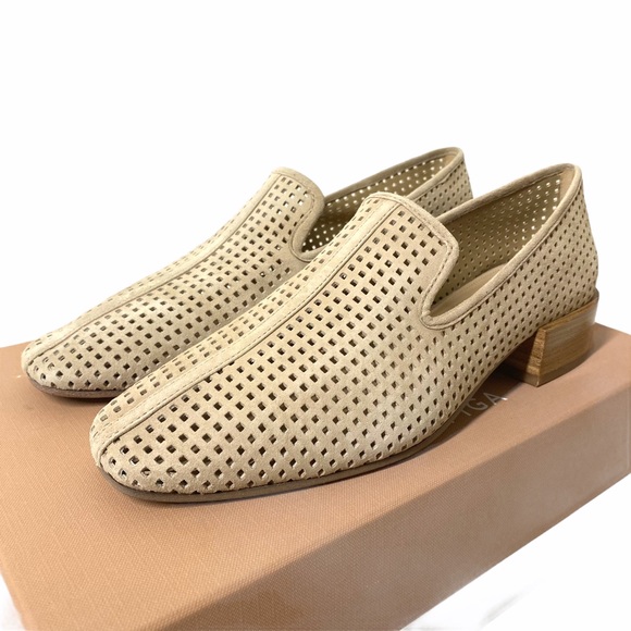 Via Spiga Baudelaire genuine leather Suede Loafer 7.5 - Picture 1 of 10